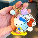 新款上架🪅 三麗鷗 正版 卡通 卡蒂貓 Hello kitty 美樂蒂 公仔 鑰匙圈 布丁狗  掛件 鑰匙扣 禮物-規格圖9