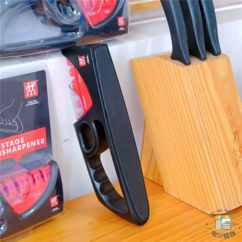 現貨🇩🇪 德國 雙人牌 ZWILLING 磨刀器 手動 四合一  磨刀石 一拉一抽 簡單不累手 輕鬆磨刀 底部防滑矽膠墊-細節圖3