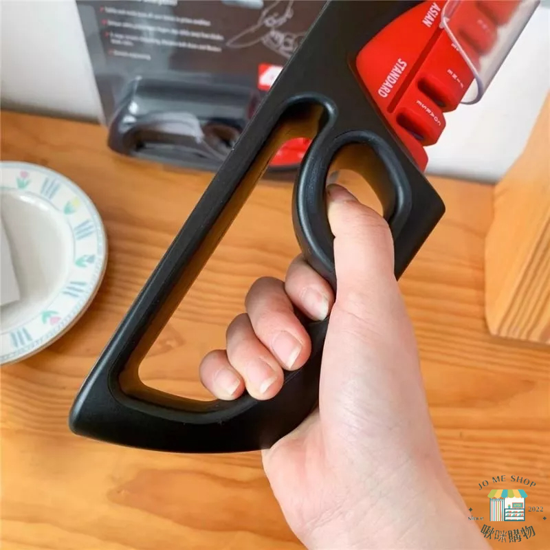 現貨🇩🇪 德國 雙人牌 ZWILLING 磨刀器 手動 四合一  磨刀石 一拉一抽 簡單不累手 輕鬆磨刀 底部防滑矽膠墊-細節圖4