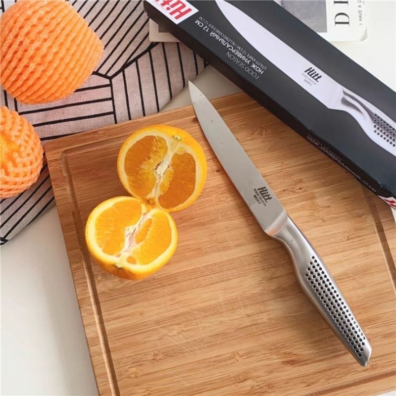現貨 🇩🇪 德國品質 🇷🇺 俄羅斯 品牌 一體成型 全鋼 牛排刀 鋒利 水果刀 廚房烹飪 切蔬菜 沙拉 多功能小刀-細節圖3
