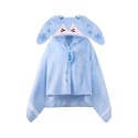 禮物 👘 正品 Hatsune Miku 初音未來 櫻花未來 瞇瞇眼 連帽 空調毯 抱枕 保暖 法蘭絨披肩-規格圖9