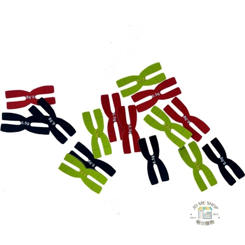 現貨 🏸  改良 新款 羽球拍 加重片 殺球神器 羽拍 平衡片 H形工型  矽膠 拍頭 調整 3M背膠 專用 0.5g-細節圖6