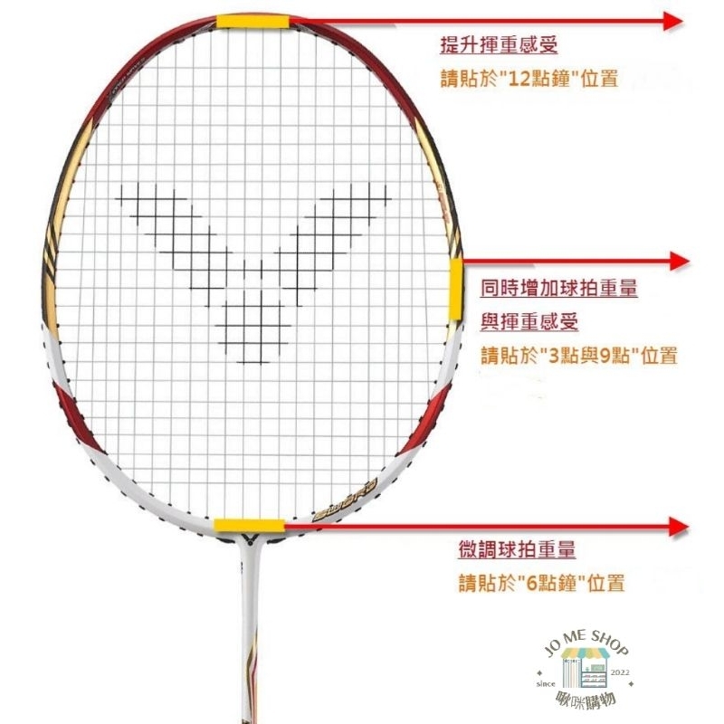 現貨 🏸  改良 新款 羽球拍 加重片 殺球神器 羽拍 平衡片 H形工型  矽膠 拍頭 調整 3M背膠 專用 0.5g-細節圖7
