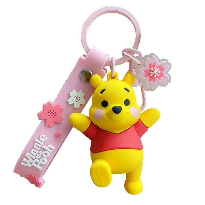 現貨 🧸正版授權 維尼熊 掛件 創意卡通 鑰匙扣 汽車鑰匙 包包掛件 羽球袋 掛包包-細節圖6