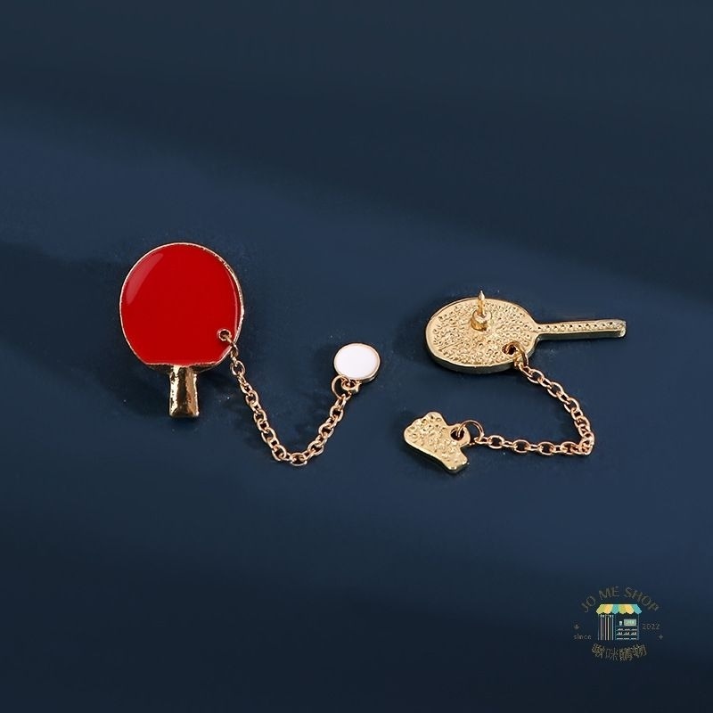 現貨 禮物 🏸 羽球 🏓 桌球  羽球拍 乒乓球拍  藍球 胸針 個性 金屬 徽章 裝飾品 羽球包 掛件 掛包包-細節圖7