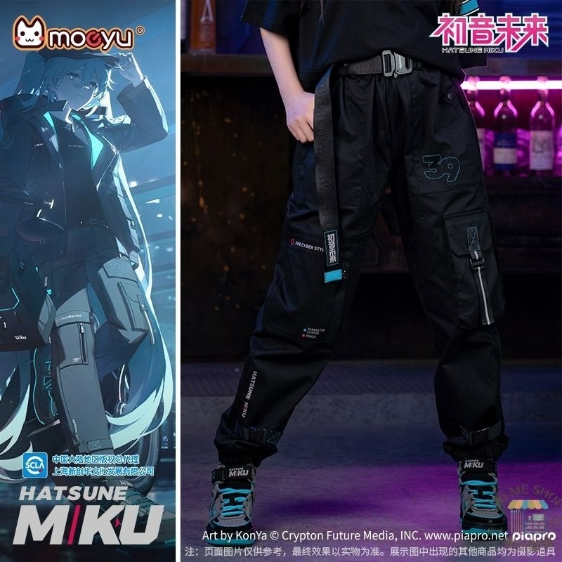 現貨 👘 官方授權 正品 Hatsune Miku 初音未來 miku 2023功能系列 Rider主題 長褲-細節圖3