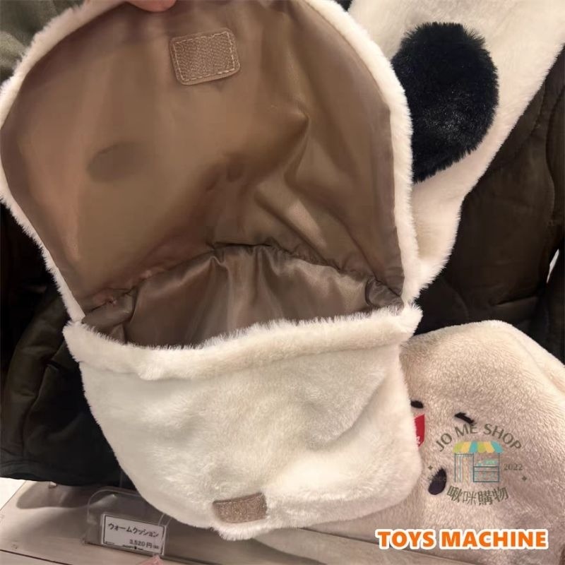 🧭 禮物 日本 Rootote🐾 SNOOPY 史努比 圍脖 斜掛包 兩用 圍巾 單肩包 便攜 圍脖袋 可放手機-細節圖6