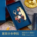 禮物 🧙‍♂️ 哈利波特 Harry potter 正版 學院系列 金屬書籤 鑰匙圈 中性筆 精緻英倫 禮盒 套裝-規格圖9