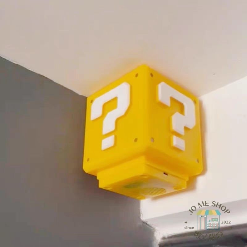 現貨當天出 禮物 三代 瑪利歐❓️問號燈  Mario 有音效 可靜音 發聲 充電小夜燈 方塊燈 LED 桌面  氛圍燈-細節圖4