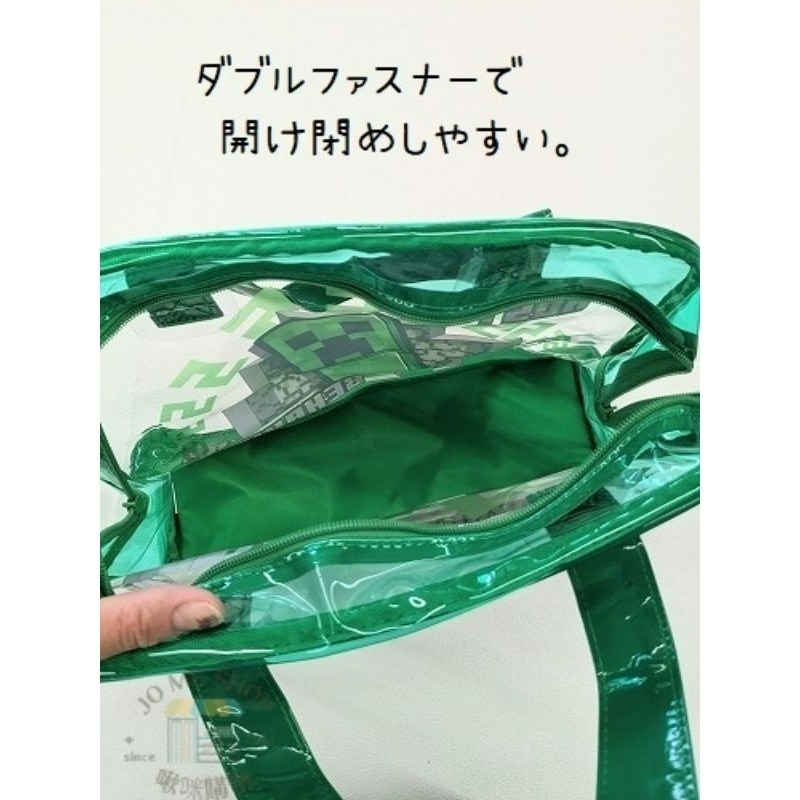 🇯🇵日本限定 現貨 禮物⛏️ 我的世界 Minecraft 麥塊 苦力怕 手提包 防水 游泳袋 收納包 書袋 購物袋-細節圖4