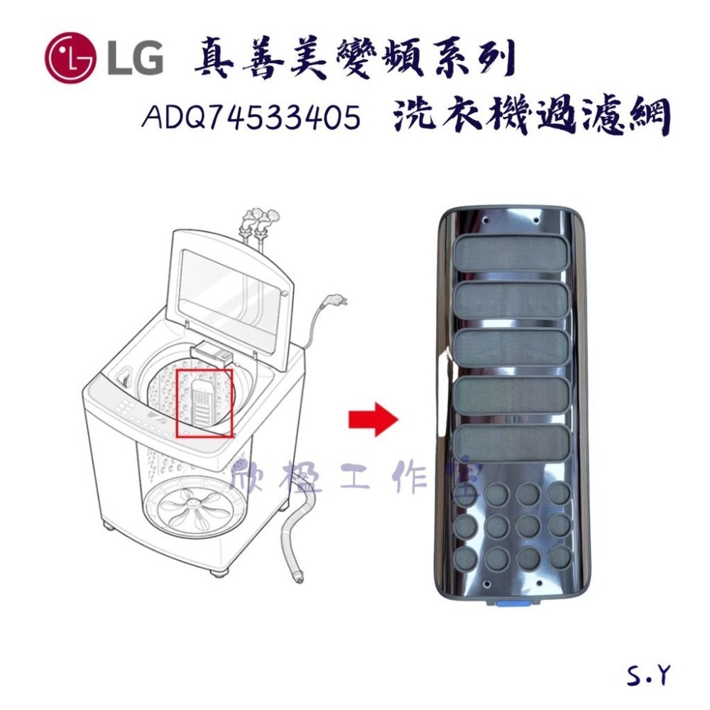 ✨ 現貨 ✨ LG 樂金 蒸善美系列 / 真善美系列 / 直立式DD系列 變頻洗衣機過濾網 雙入組合-細節圖2