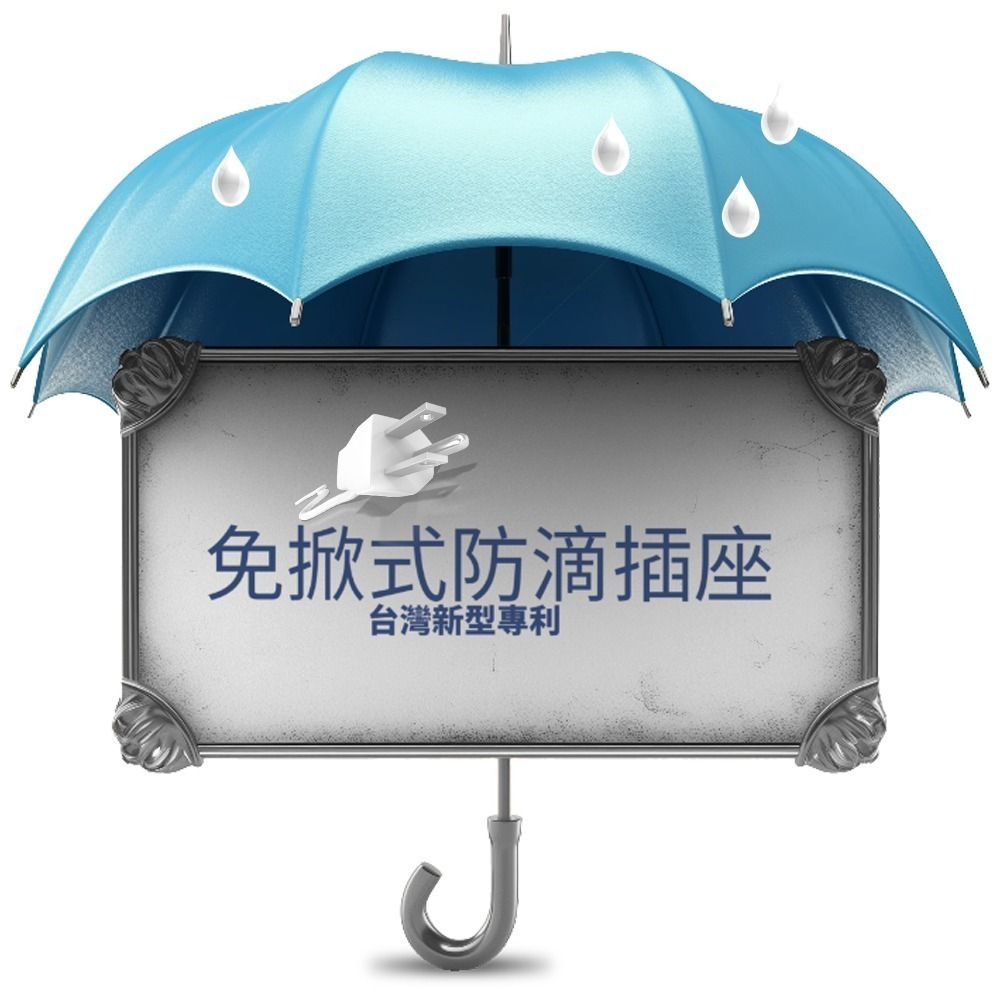 【樹榮電工SUZONE】免掀式防滴插座(透明)/防雨插座/戶外插座/防水插座/組裝國際牌插座-細節圖5