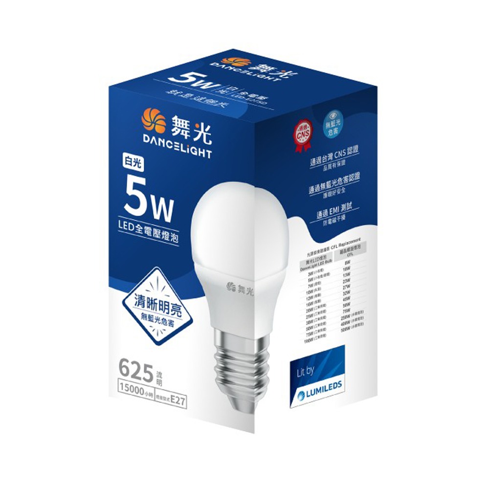 【DanceLight舞光】 LED燈泡 球泡燈 省電燈泡 3W/5W 適用E27/浴室/走廊/玄關-細節圖4