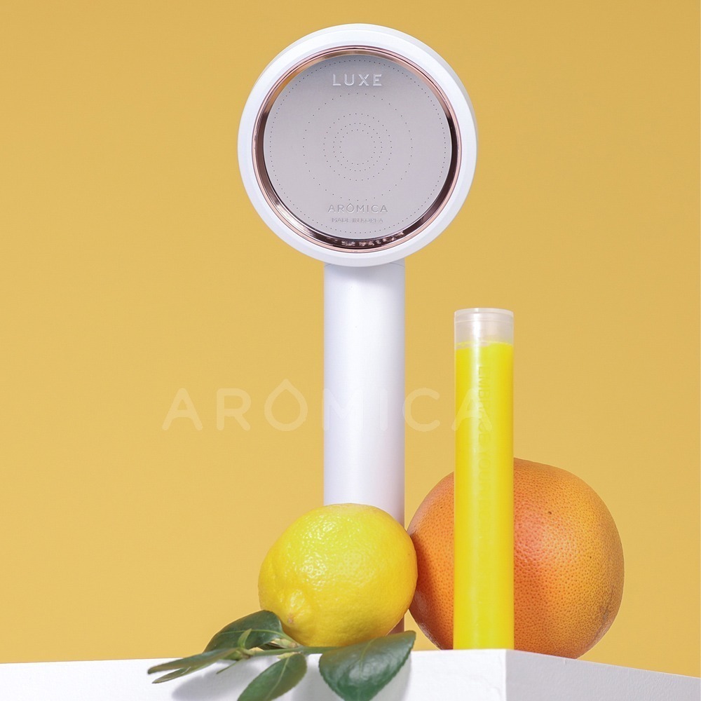 🌸雙效升級【AROMICA】共享特惠組 ARO LUXE 香氛蓮蓬頭+PR-LUXE濾水花灑  韓國原裝-規格圖5