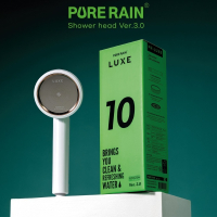 🌸韓國原裝『 Aromica』享清淨組 PR-LUXE 韓國奢華頂級純淨雨淋式花灑 蓮蓬頭 時尚白 韓國原裝