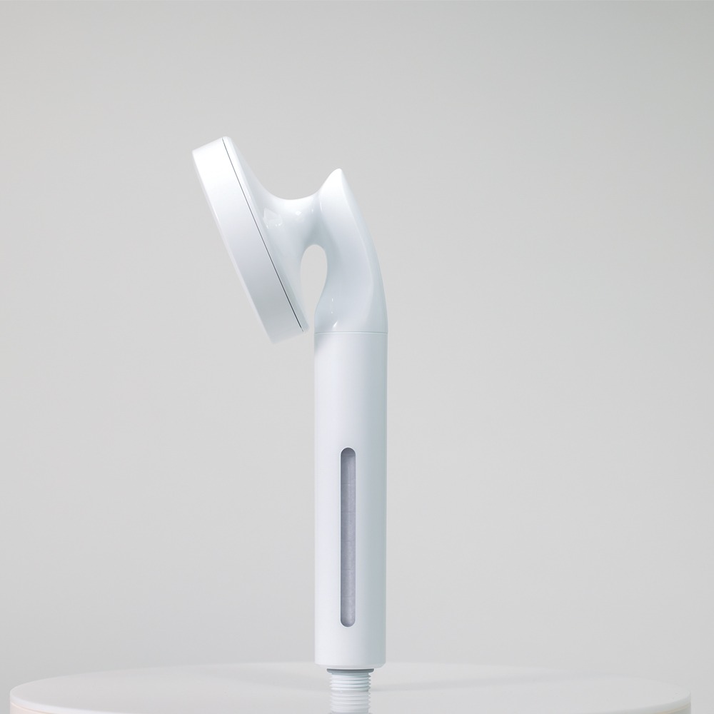 『 Aromica』PR-LUXE 韓國奢華頂級純淨雨淋式花灑(時尚白-原裝進口/新品上市)-細節圖3