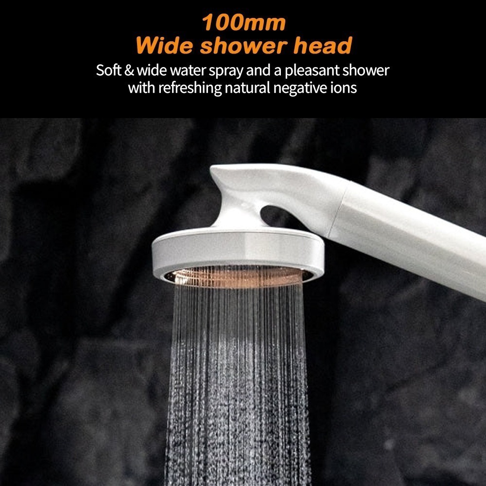 🌸韓國原裝『 Aromica』享清淨組 PR-LUXE 韓國奢華頂級純淨雨淋式花灑 蓮蓬頭 時尚白 韓國原裝-細節圖6