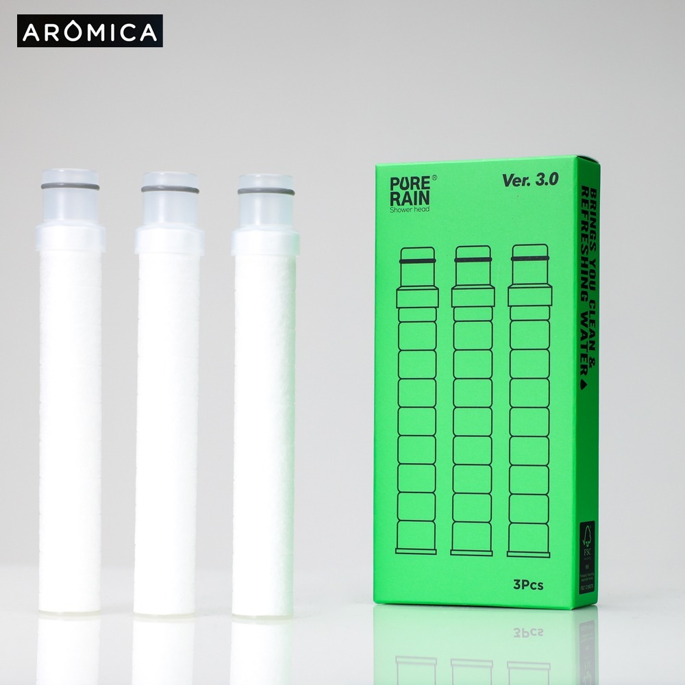 🌸韓國原裝『 Aromica』綠濾潔淨組 PURE RAIN LUXE 純淨雨淋式花灑 濾水蓮蓬頭 Ver.3.0-細節圖4