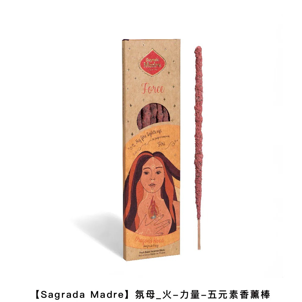 🌸儀式淨化空間【Sagrada Madre】純天然6根入 五元素香薰棒 擴香/線香 瑜珈冥想/幫助睡眠 阿根廷原裝-細節圖4