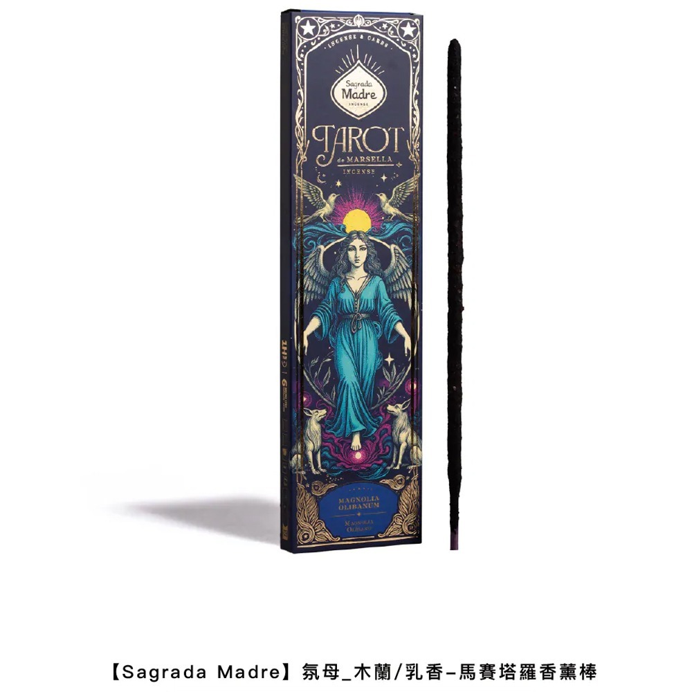 🌸儀式淨化空間【Sagrada Madre】純天然6根入 馬賽塔羅香薰棒 擴香/線香 瑜珈冥想/幫助睡眠 阿根廷原裝-規格圖8
