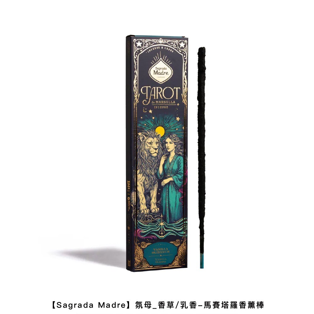 🌸儀式淨化空間【Sagrada Madre】純天然6根入 馬賽塔羅香薰棒 擴香/線香 瑜珈冥想/幫助睡眠 阿根廷原裝-規格圖8
