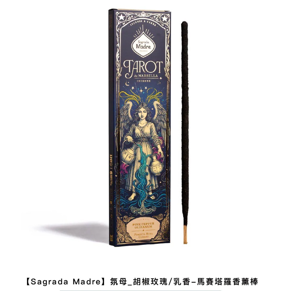 🌸儀式淨化空間【Sagrada Madre】純天然6根入 馬賽塔羅香薰棒 擴香/線香 瑜珈冥想/幫助睡眠 阿根廷原裝-規格圖8