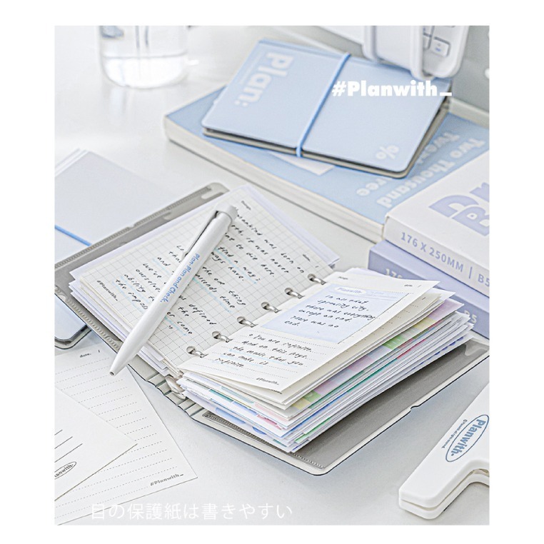 筆記本 活頁本 口袋本 A7 六孔 金屬 硬封面 磨砂質感 2款選-細節圖7