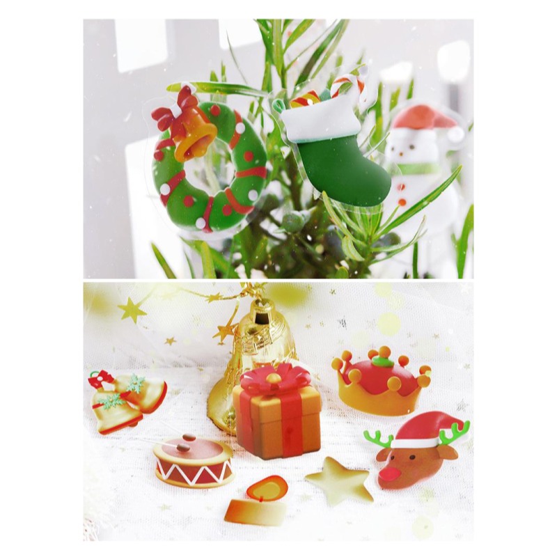 聖誕卡 貼紙 帶來聖誕祝福貼紙包 聖誕樹 聖誕老公公 麋鹿 雪花球 薑餅人 聖誕襪 交換禮物-細節圖5