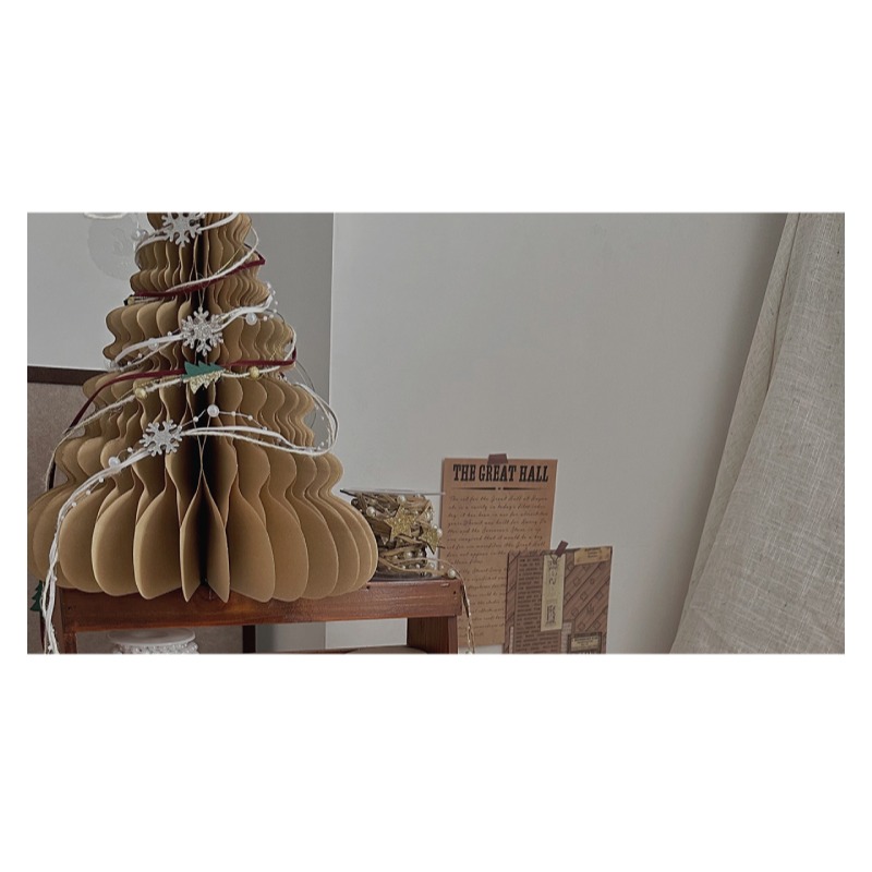 快速出貨 聖誕節 三股星星雪花珠鍊 麻繩 皮繩 裝飾 布置 聖誕樹 禮物-細節圖5