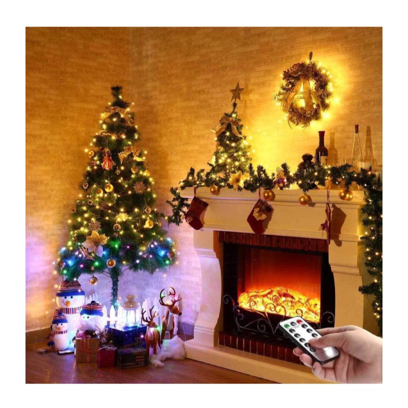 居家氣氛提升品 銅線燈 2種長度 一般款 遙控款 婚禮 宿舍 房間 禮物 聖誕樹 佈置-細節圖3