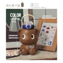 316L不鏽鋼 可愛熊熊造型保溫壺 一鍵開蓋 可提可背 耐摔耐磨-規格圖10