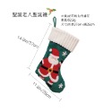 快速出貨 聖誕節 立體刺繡聖誕襪 雪人 雪花 聖誕老公公 紅與綠 大型-規格圖11