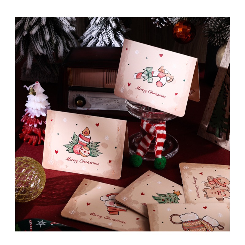 快速出貨 聖誕卡片 隨筆畫聖誕 6款平均出貨 單張價格 有信封 聖誕節 交換禮物 雪人聖誕樹-細節圖9