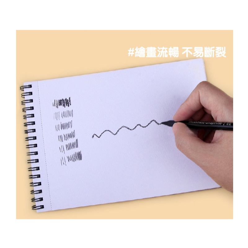 碳筆 炭筆 素描筆 素描炭筆 無木碳筆 壓縮碳條3~6種硬度 HB 2B 4B 6B 8B EE-細節圖8