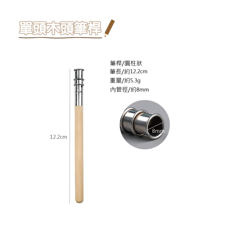 鉛筆延長器 單頭 木頭筆桿 雙頭 塑膠筆桿 適用大部分鉛筆 久握不累-規格圖9
