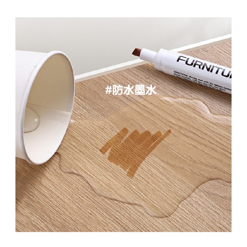 補漆筆 木紋 整組12色組合 木製產品 工藝品 划痕 修補-細節圖6