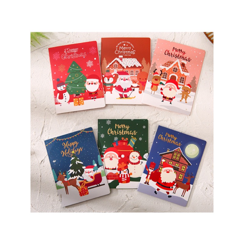快速出貨 聖誕卡片 聖誕賀卡 玩雪去耶誕卡 6款平均出貨 單張價格 有信封 聖誕節 交換禮物 雪人 聖誕樹-細節圖9