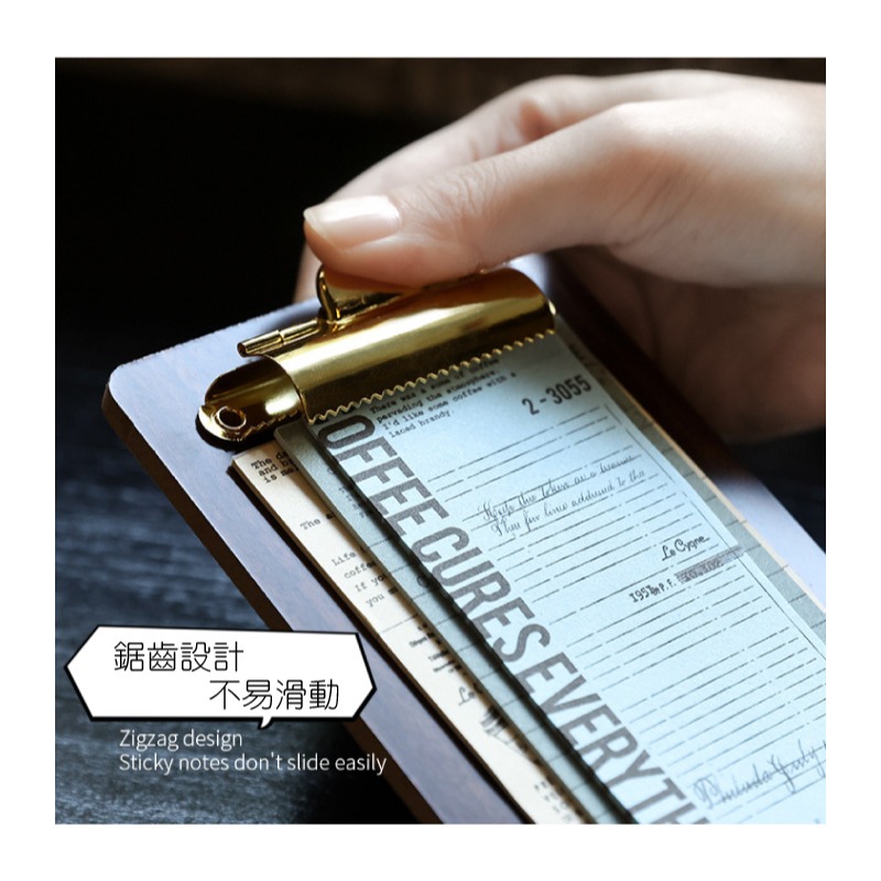 素材裝飾紙 咖啡館主題裝飾素材留言本 復古木質夾板組合 2款選-細節圖5
