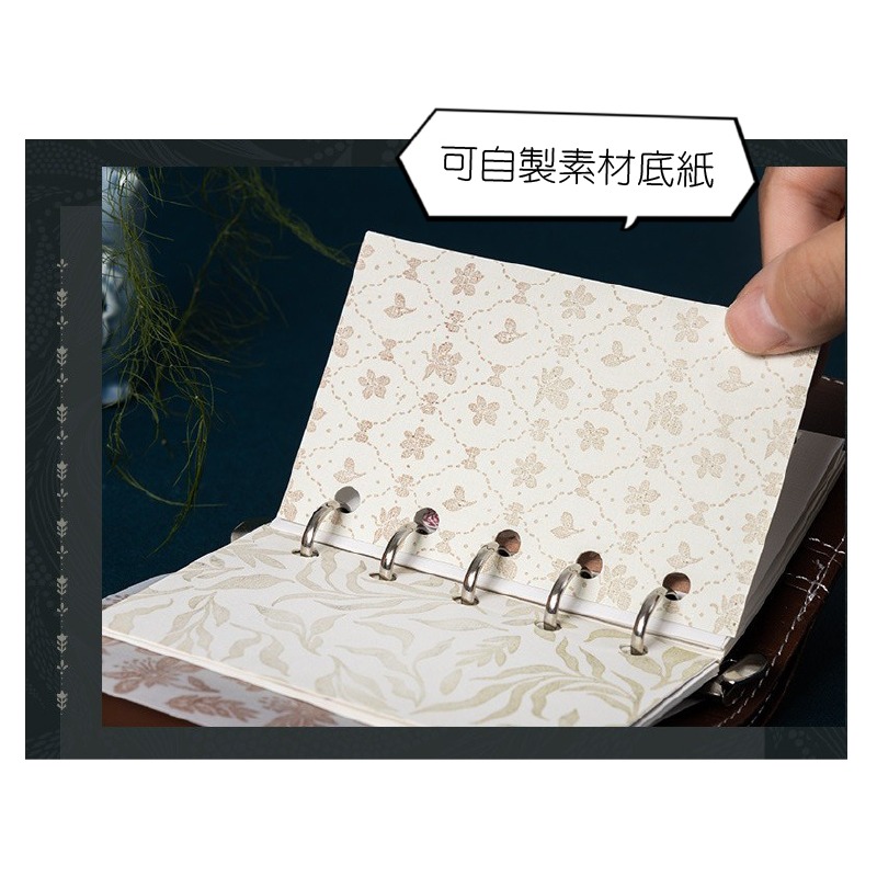 印章 手帳印章 背景用 大尺寸 海綿印章 植物拓印 森系手帳 素材紙自己做-細節圖9