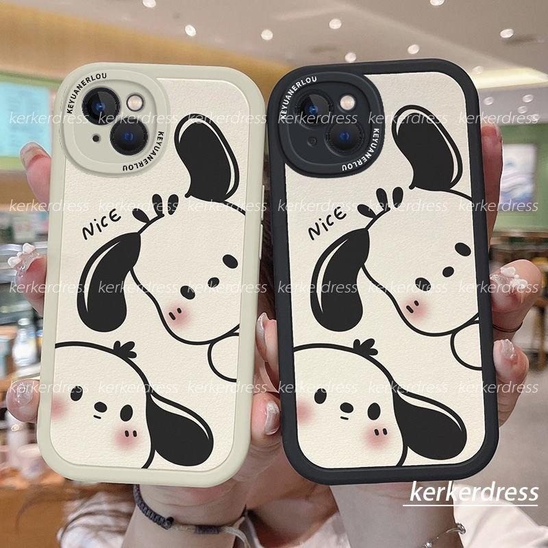 卡通小狗手機殼 防摔保護殼 適用於 iPhone 14 Pro Max i14 Plus 13 12 mini 簡約學生-細節圖2