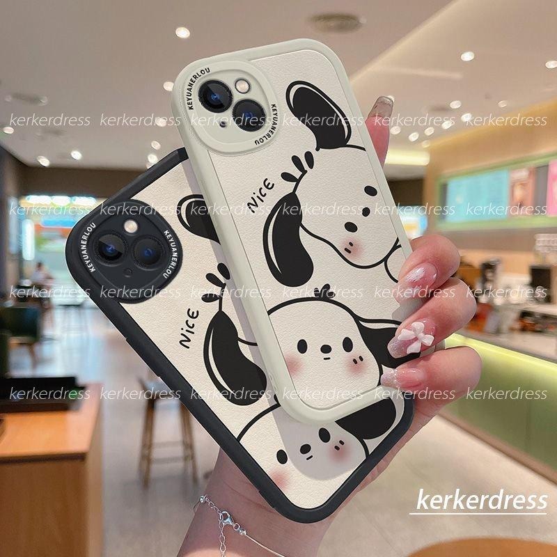 卡通小狗手機殼 防摔保護殼 適用於 iPhone 14 Pro Max i14 Plus 13 12 mini 簡約學生-細節圖3