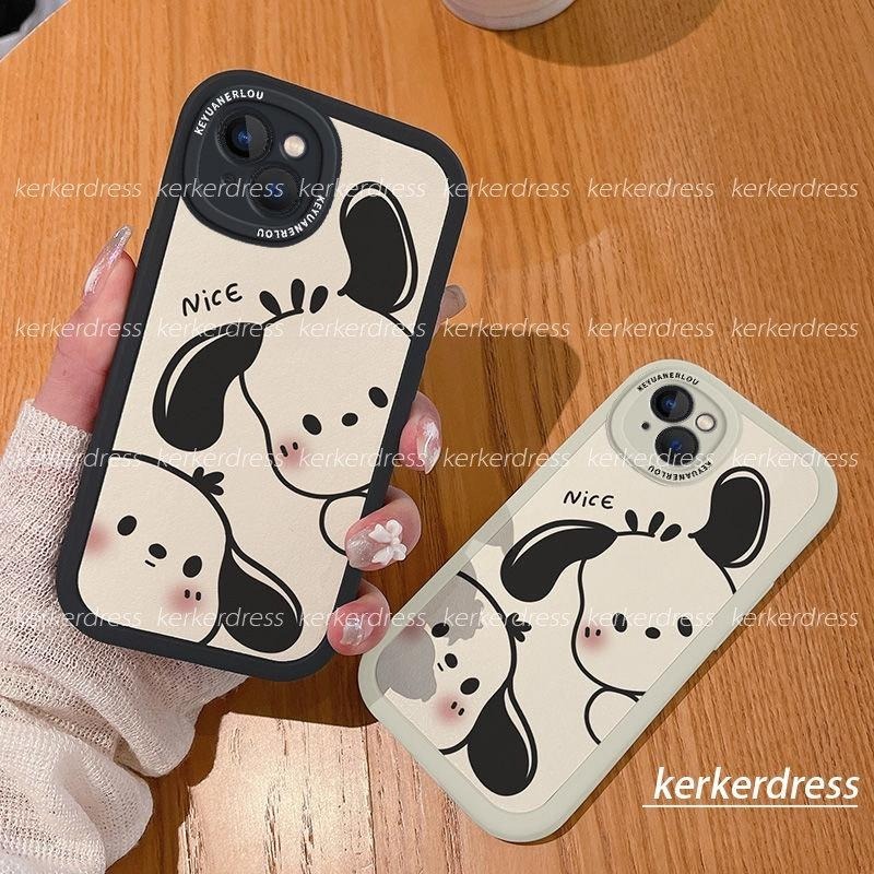 卡通小狗手機殼 防摔保護殼 適用於 iPhone 14 Pro Max i14 Plus 13 12 mini 簡約學生-細節圖4