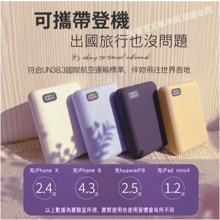 宏晉 全新升級半固態電芯 快充行動電源 20W快充版 10000毫安 足容量 快充行動電源 數字顯示-細節圖3