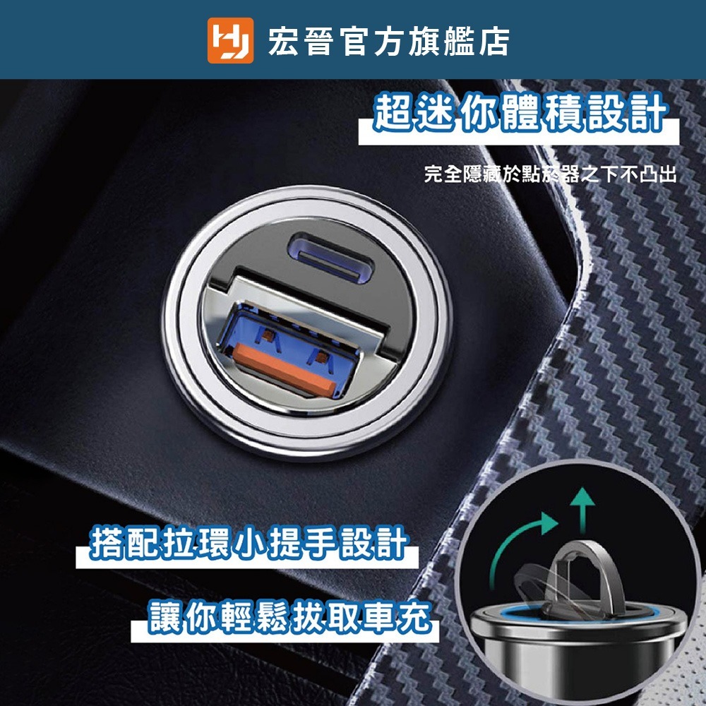 迷你45W車用充電器-細節圖9