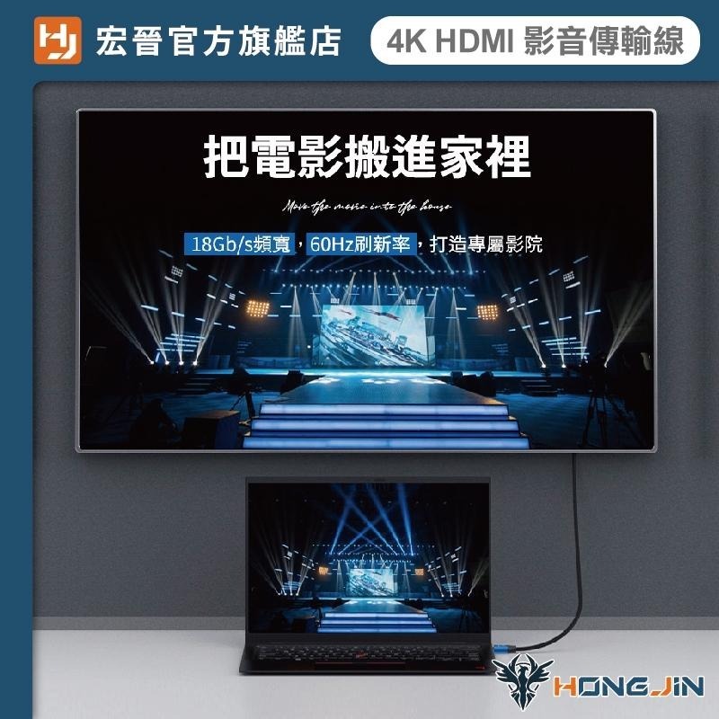 4K HDMI影音傳輸線2.0版 高清螢幕線 高品質無損HDMI線 3D環繞 支援PS4 電腦 筆電 SWITCH-細節圖7