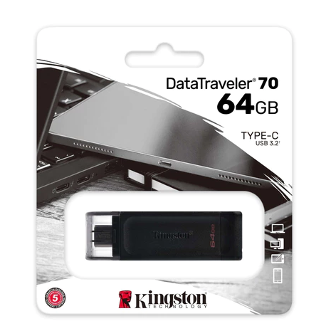 【台灣公司貨】Kingston 金士頓隨身碟 TYPE-C DT70 USB 3.2 Gen 1 USB-C-規格圖6
