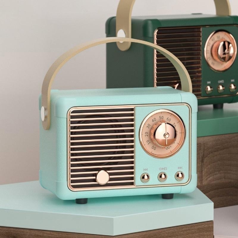 復古藍牙音箱 復古藍牙喇叭 無線藍牙音響 迷你 便攜 小音響 迷你藍牙音響-細節圖7