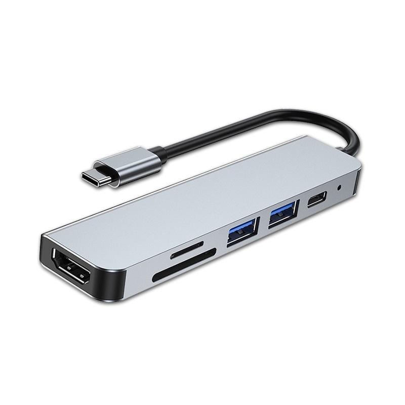 Type-C擴充轉接器 Type-C集線器 TYPE-C轉HDMI 4K 高畫質 擴充槽 USB3.0 拓展塢-細節圖11