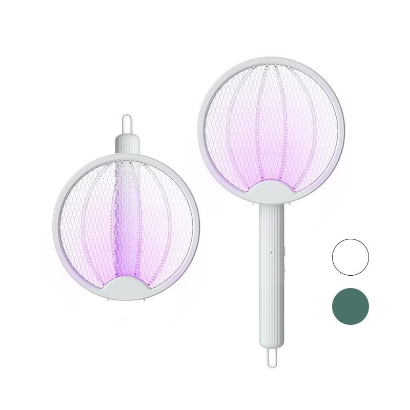 旋轉折疊電蚊拍 滅蚊拍 捕蚊拍 USB電蚊器 充電式 滅蚊燈 滅蚊小夜燈 電蚊拍 捕蚊燈 可掛可立可手持-細節圖2