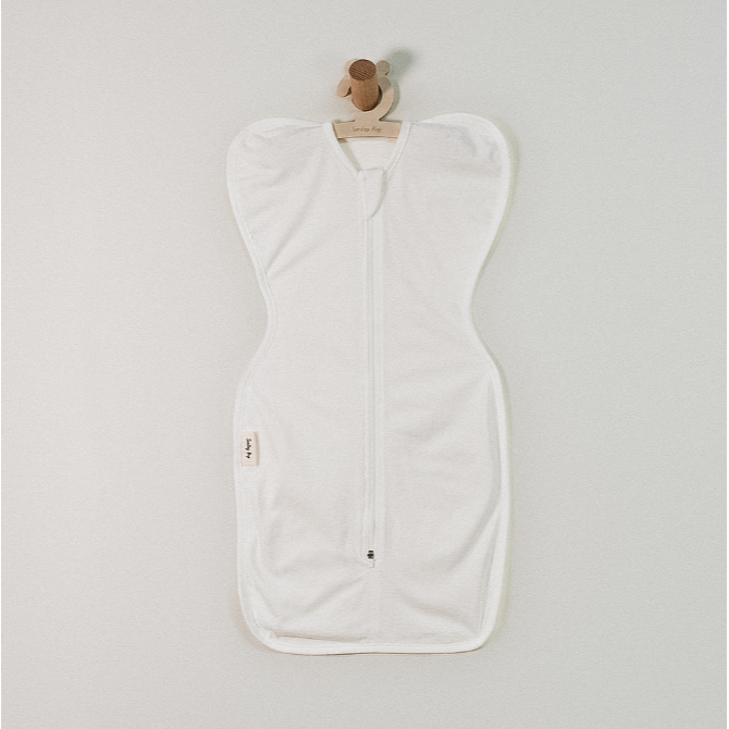 韓國 SundayHug 新生兒蝴蝶包巾-洞洞透氣款 防驚嚇包巾-細節圖2